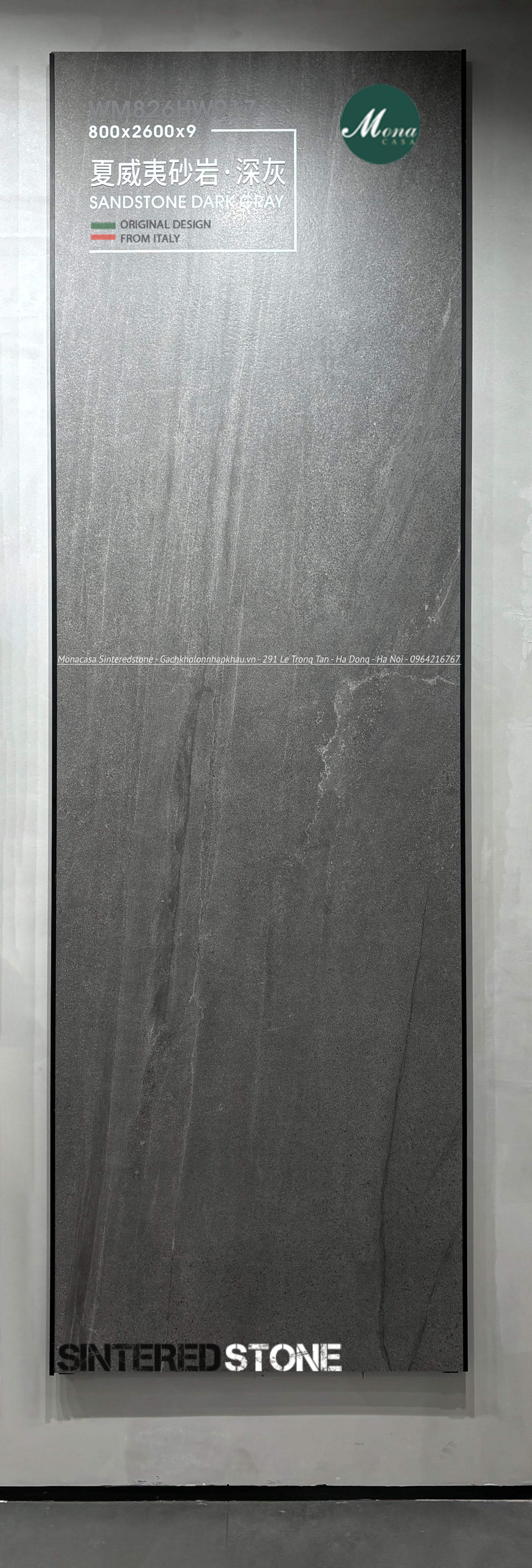 SANDSTONE DARK GRAY 80x260