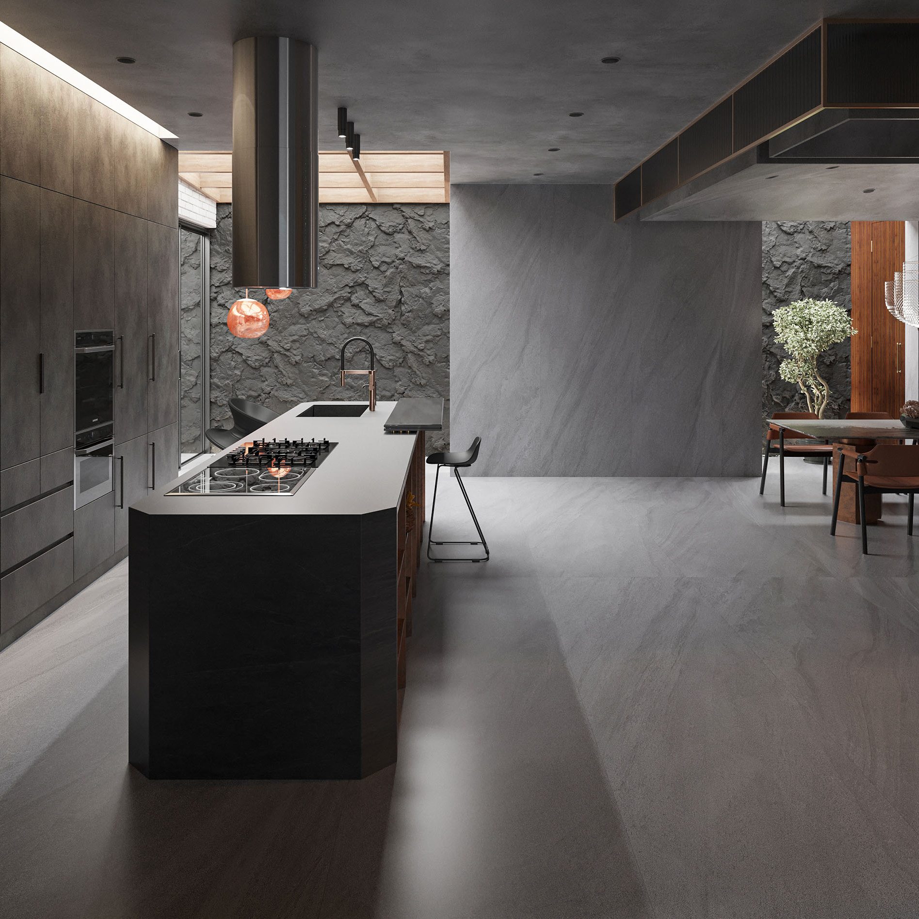 Australian Sandstone Dark Grey 80x260