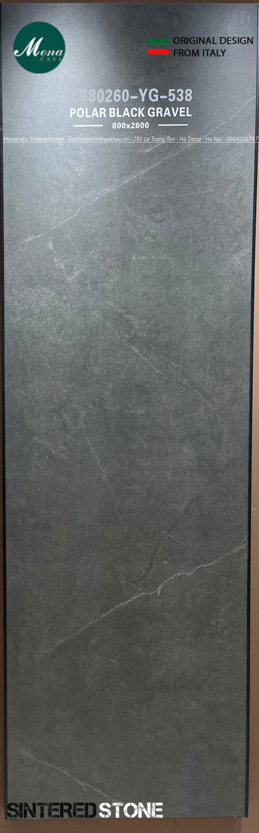 POLAR BLACK GRAVEL 80x260